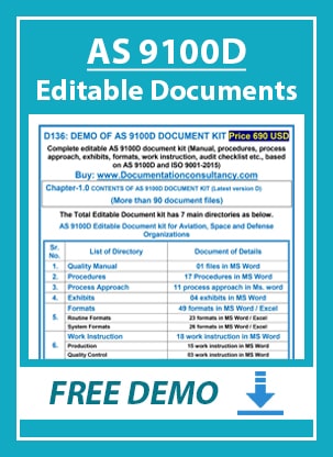 AS 9100 Sample Documents  - Ahmedabad