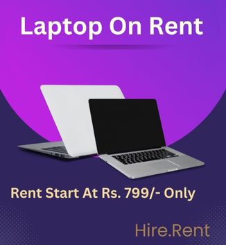 Laptop On Rent Start At Rs.799/- Only In Mumbai