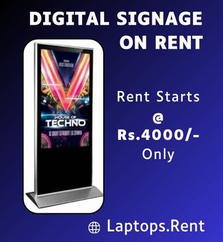 Rent A Digital signage start At rs. 4000/- - Mumbai