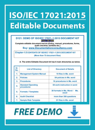 ISO 17021 Documents with Editable Templates - Ahmedabad