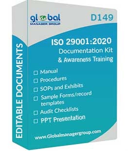 ISO 29001 Documents and Training kit