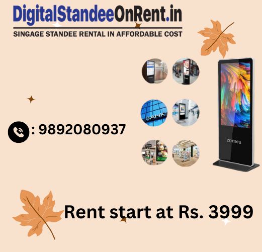 Digital standee on rent in mumbai at Rs. 3999