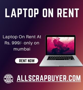 Laptop on rent at Rs. 999/- only in mumbai