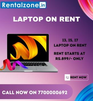 Laptops On Rent Starts At Rs.799/- Only In Mumbai