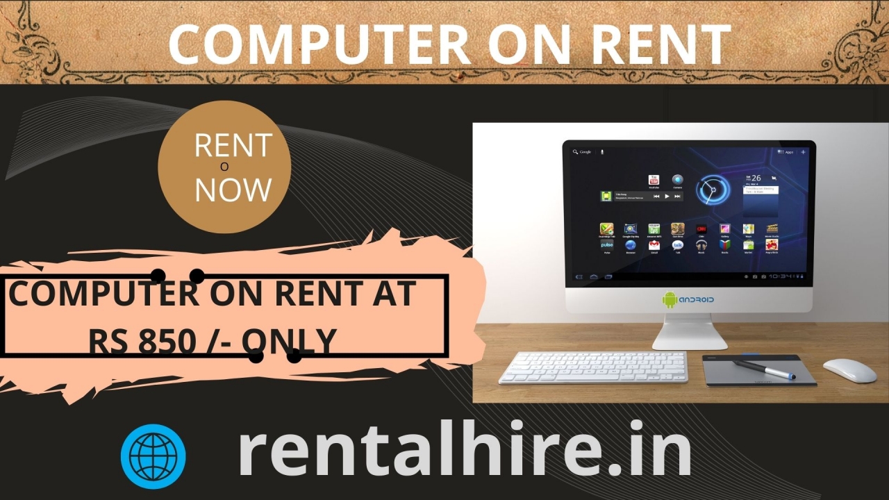 computer on rent at Rs 850/- only - Mumbai