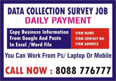 Freelancer | Freshers for Online Survey Jobs | Data Survey jobs | 6022 - Bangalore