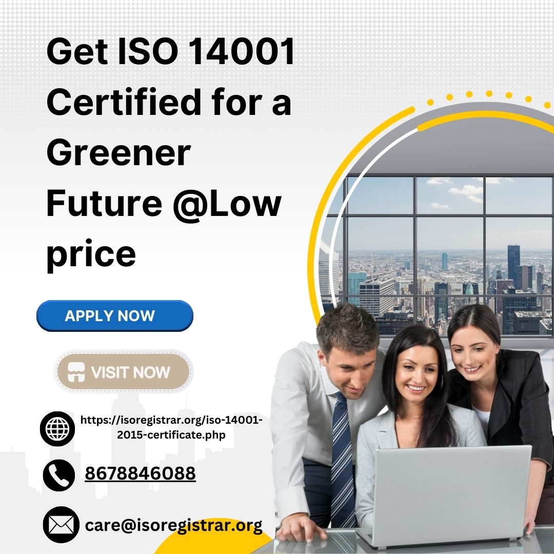 Get ISO 14001 Certified for a Greener Future @Low price - Mumbai