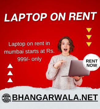 Laptop on rent at Rs. 999/- only in mumbai