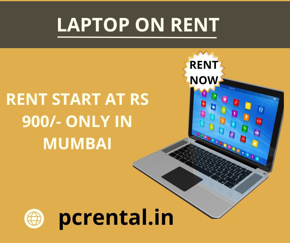 laptop on rent at Rs 900/- only in mumbai